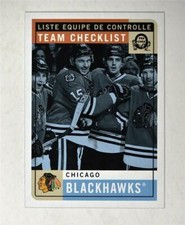 2017-18 17-18 O-Pee-Chee OPC Retro Team Checklist #567 Chicago Blackhawks