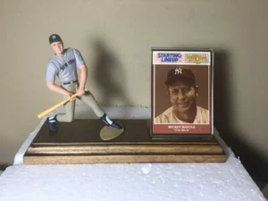 Mickey Mantle New York Yankees Starting Lineup Custom Wood Plaque - Picture 1 of 1