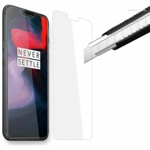  Lot/ Film Vitre Verre Trempé de Protection d'écran Transparent Pour Oneplus 6 - Imagen 1 de 3