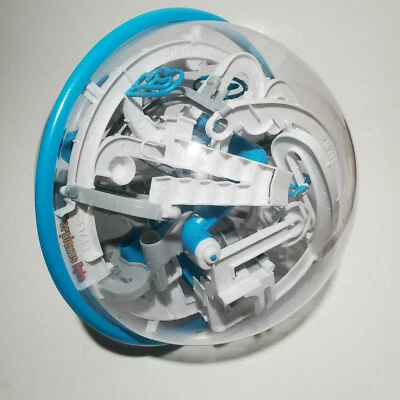 Perplexus Epic Roller Ball Maze Puzzle Game Toy Blue White - Image 1 of 4