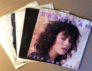 Laura Branigan, 45 Record Vinyls, 5 Disc Lot, Gloria, Self Control - Picture 1 of 6