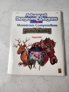 VERSIEGELT 2125 MC11 MONSTRÖSES KOMPENDIUM Forgotten Realms ANHANG TSR AD&D - Bild 1 von 3