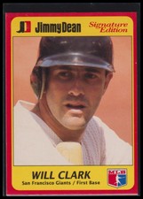 1991 Jimmy Dean Will Clark    1