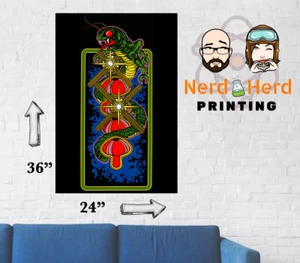 Centipede Arcade Seitenkunst Wandposter mehrere Größen 11x17-24x36 - Bild 1 von 2