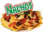 Concession Decal 10" Nachos Restaurant Food Catering