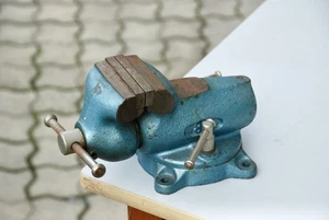 York Schraubstock Drehteller 80mm Industrie Qualität Amboss 5,6 kg Werkbank - Bild 1 von 9