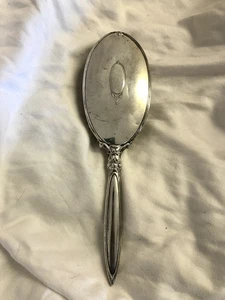Antique Art Deco Webster STERLING SILVER Hair Brush 10" - Picture 1 of 6