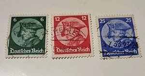 Deutsches Reich 1933 Eröffnung Reichstag Potsdam Mi.479-481 gestempelt - Bild 1 von 8