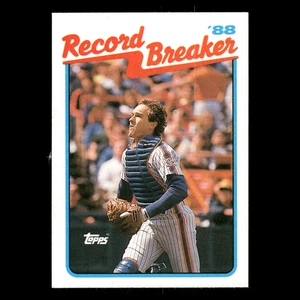 Tarjeta de béisbol Gary Carter #3 1989 Topps New York Mets MLB - Imagen 1 de 3