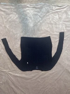 Polo Ralph Lauren Navy Blue Cable Knit Cotton Sweater. Kids Size 14. Preppy - Picture 1 of 11