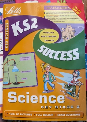 Letts Success Science KS 2 visual revision guide book -pictures, tests, top tips - Image 1 of 4