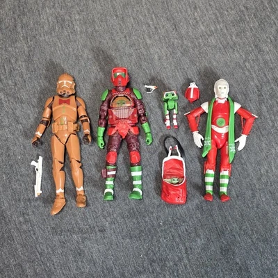 Star Wars the Black Series Holiday Edition Lot Of 3 storm & Scout Trooper C-3p0 - Image 1 of 3
