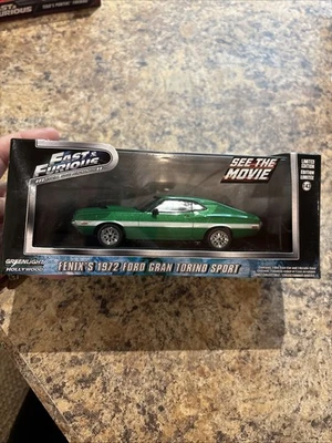 Ford Gran Torino Sport 1972 Greenlight 1/43 - 86218 Fast & Furious Fenix Foto 1 de 4