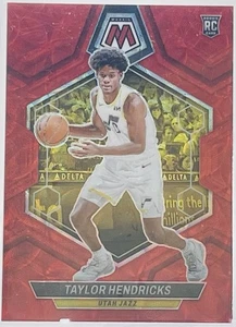 Taylor Hendricks 2023-24 Panini Mosaico Mosaico Rojo Internacional #221/75 (RC,SN,SSP) Jazz - Imagen 1 de 2