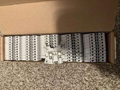 50 PACK TE Entrelec ZS6 1SNK506010R0000 Terminal Block NEW - Image 1 of 2