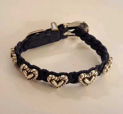 Brazalete Brighton Cuerda Corazón Trenzado Bandido Azul Francés - Estilo 07475D - Precio de venta sugerido por el fabricante 58 USD Foto 1 de 4