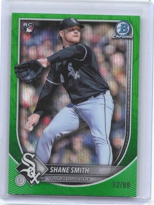 2025 Bowman Chrome #52 Shane Smith Green Wave #/99 - Image 1 of 2