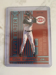 2000 Pacific Revolution triple header Ken Griffey Jr Sp/199!! Rare old school!! - Picture 1 of 3