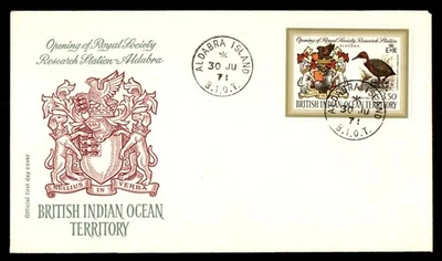 Mayfairstamps Territorio Británico del Océano Índico 1971 Stationdabra sello de aves primero Foto 1 de 2