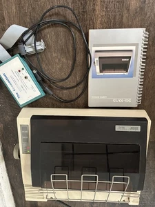 1984 Star Microns Sg 10 Drucker mit Handbuch / Kabel / bekommt Strom - Bild 1 von 6