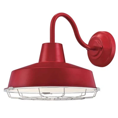 Westinghouse Academy Classic Red Outdoor Integrated LED Wall Lantern Sconce - Image 1 of 4