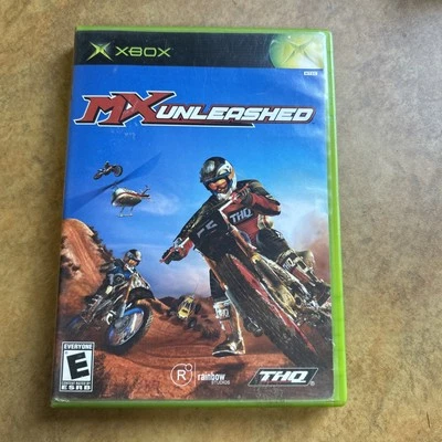 MX Unleashed (Microsoft Xbox, 2004) Complete with Manual game - Image 1 of 4