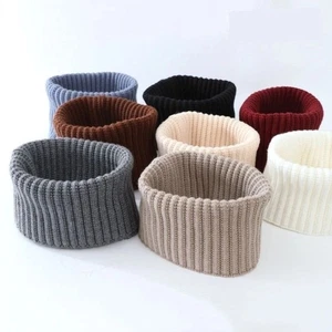 Windproof Neck Warmer Warm Knitted Scarf New Cervical Collar  Men Women - Picture 1 of 13