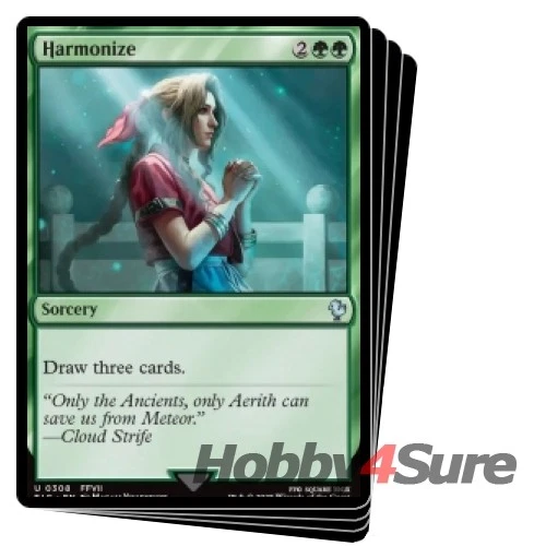 Harmonize X4 M/NM Magic: The Gathering MTG Final Fantasy Commander - Image 1 of 1