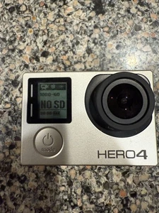 GoPro HERO4 Actionkamera - Silber mit Ladegerät & 2 Akkus *funktioniert - Bild 1 von 10