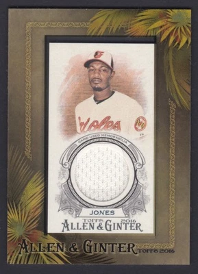 Topps Allen & Ginter'S 2016 - mini reliquias enmarcadas Adam Jones #AGR-AJ Foto 1 de 2