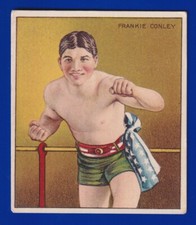 FRANKIE CONLEY 1910 MECCA T218 BOXING CHAMPION ATHLETE PRIZE FIGHTER VG-EX 