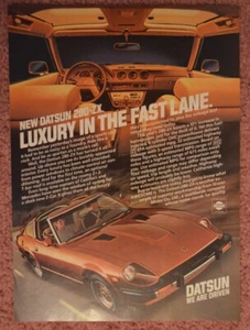 1981 Datsun 280 ZX Sports Car Original Print Ad - Picture 1 of 1