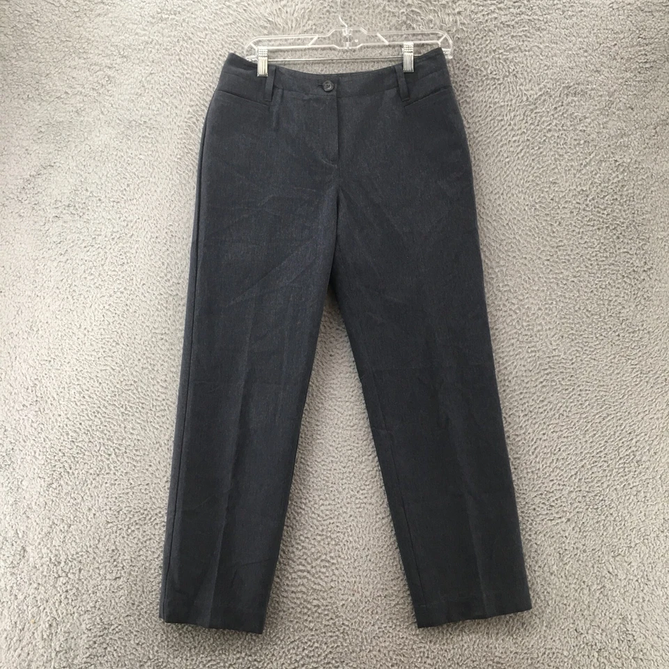 J.Jill Dress Pants Womens 8P Gray Tapered Leg Mid Rise Zip Fly Cotton Wool Blend - Изображение 1 из 4