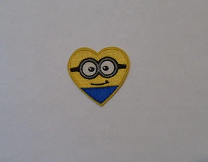 Despicable Me "Minion Heart" - gestickter Aufnäher zum Aufbügeln - Bild 1 von 1