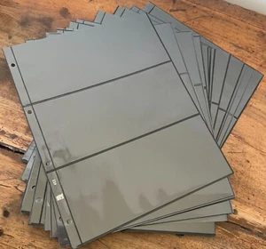 Lot 20 Feuilles multi-collection pour classeur Compact A4 (Safe 453) timbres - Imagen 1 de 5