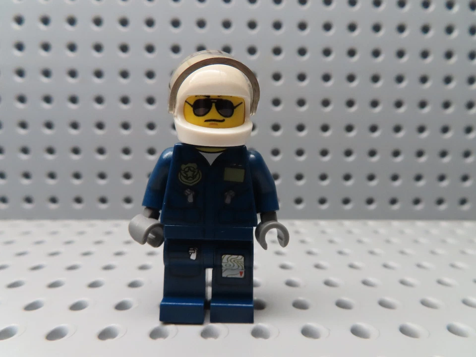 Lego Figur City Forst Polizei  Hubschrauber Pilot cty0383a 60131 30346 - Bild 1 von 1