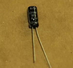 20Pcs SME50VB4R7M5X11LL 4.7uF 50V SME Miniature Solvent Proof Nippon Capacitor - Picture 1 of 3