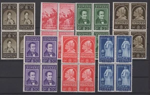 (WH22070) ITALIEN, REGNO - 1937, SAS 426/35 BL OF 4, CV € 264, MNH, SIEHE SCANS - Bild 1 von 2