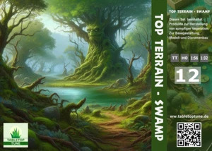TOP TERRAIN - "SWAMP" / Set mit 12 Teilen / Diorama / Modellbau - Imagen 1 de 3