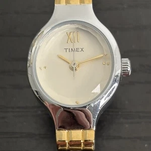 Reloj Pulsera Timex Clásico Mujer 2 Tonos, Esfera Tono Perla, Batería Nueva - Imagen 1 de 6