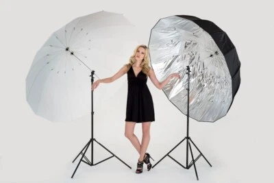 Lastolite by Manfrotto Mega Umb Kit + Frame/Translucent/Silver Parabolic Covers - Image 1 of 4