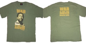 MARVIN GAYE- WAR IS NOT THE ANSWER T-Shirt LARGE Double-Sided 2005 Official Zion - Bild 1 von 7
