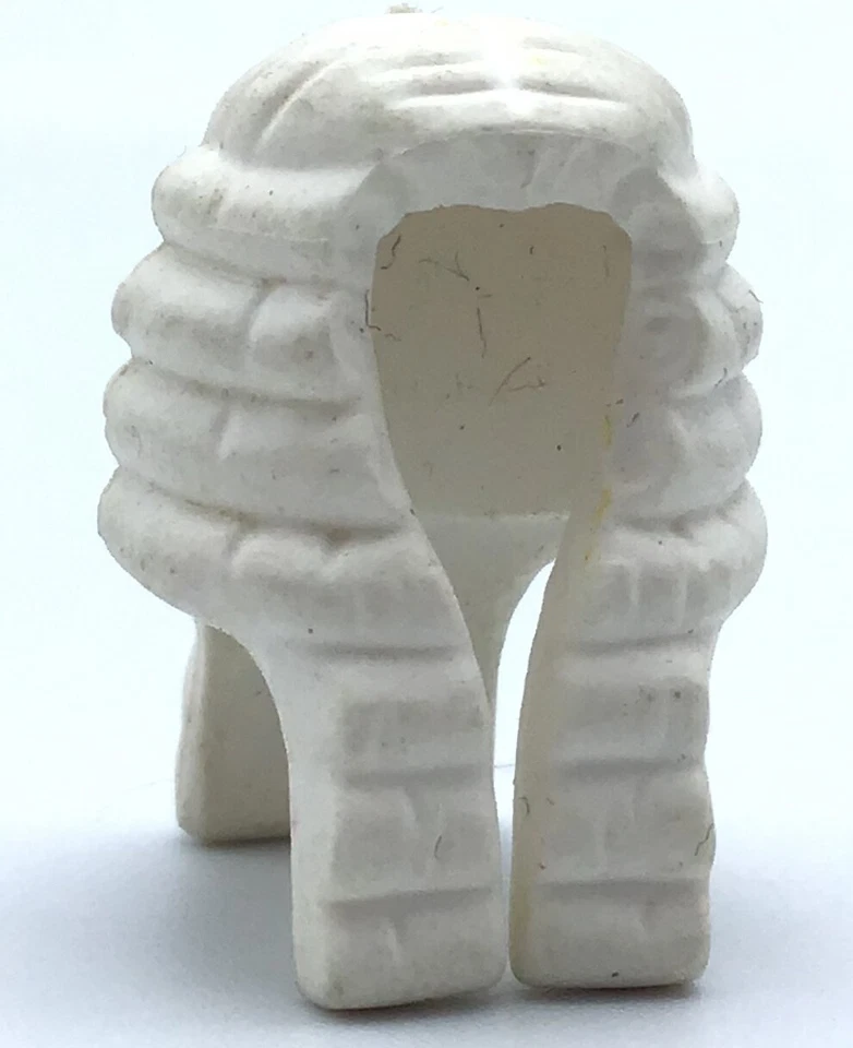 LEGO Minifigura, Pelo Largo con Rizos (Peruke del Juez) Parte de Tocado Foto 1 de 1