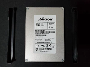 Micron M550 2.5" 128GB 7mm SATA 6Gb/s MTFDDAK128MAY-1AH1ZABDA SSD Laptop Desktop - Picture 1 of 4