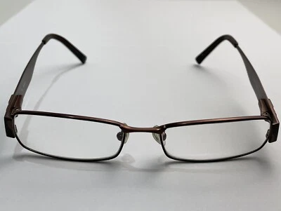 Guess GU 1585ST Eyeglasses Glasses Frames Brown Square Full Rim Metal 51-16-135 - Image 1 of 4