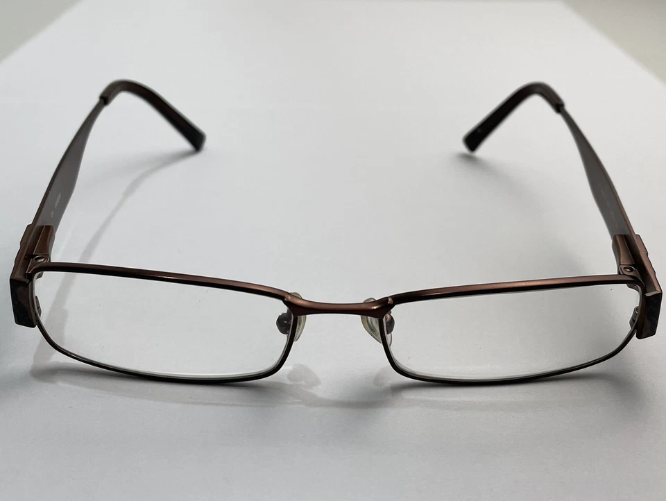 Guess GU 1585ST Eyeglasses Glasses Frames Brown Square Full Rim Metal 51-16-135 - Image 1 of 4