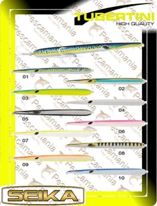 Artificiale spinning hard bait Seika BRUTAL NEEDLE Topwater 18gr 160mm WTD - Foto 1 di 21