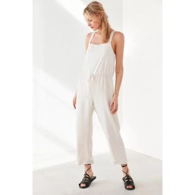 Mono de lino URBAN OUTFITTERS Silence + Noise cuello cuadrado para mujer talla S Foto 1 de 4