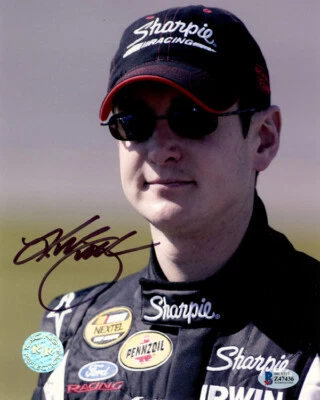 KURT BUSCH SIGNED AUTOGRAPHED 8x10 PHOTO CELEBRATED NASCAR DRIVER BECKETT BAS Foto 1 de 2