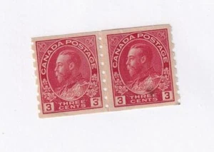 CANADA # 130i VF-MLH PASTE UP 3cts COIL CAT VALUE $250 BUY NOW KIMSS30 STAMPS - Picture 1 of 1